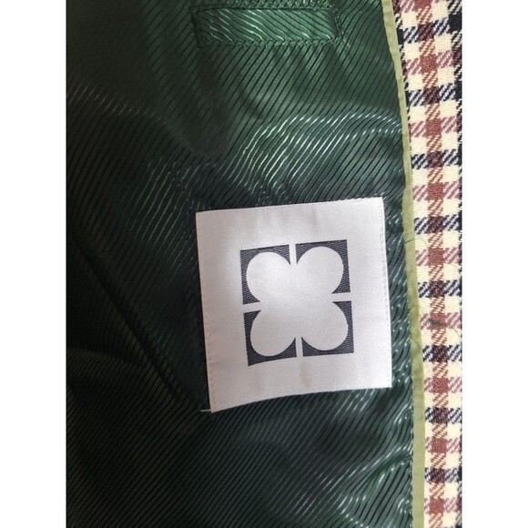 Vintage Liz Claiborne New York Plaid Blazer Womens XL Wool Blend 3 Button Career - Picture 15 of 16